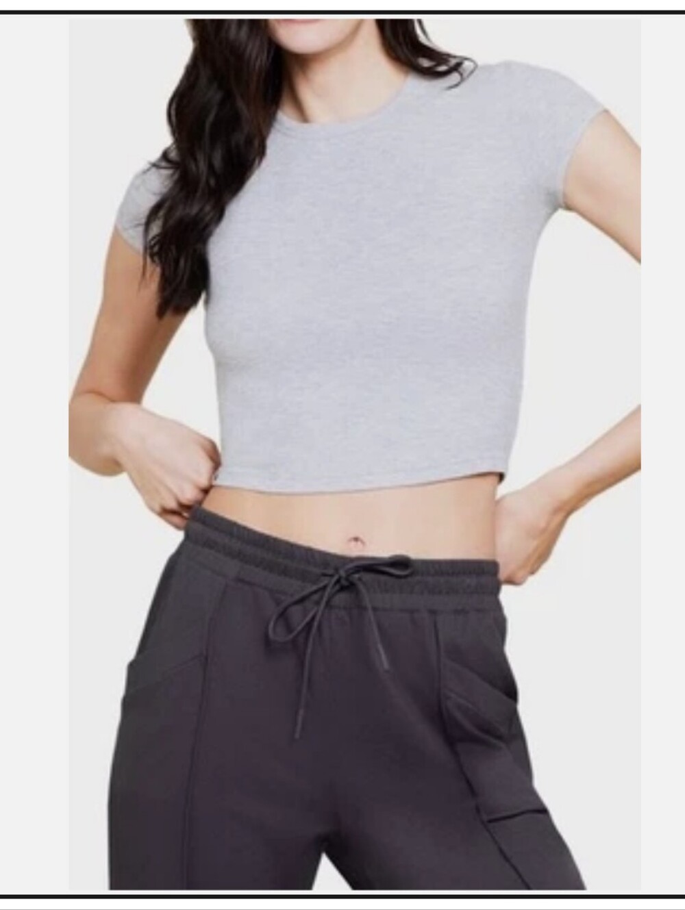 NWT Barefoot Dreams Malibu Collection Cropped T-Shirt Sz.XL